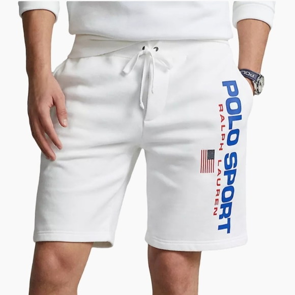 NWT Men's Polo Sport Ralph Lauren White Shorts - Picture 4 of 5